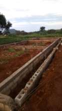 Foundation of the 3 first classrooms