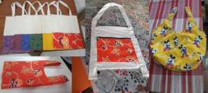Cloth bags tailored by our children