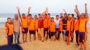 An evening at the beach after a good WIP session!