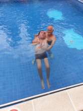 Swimming on the holidays