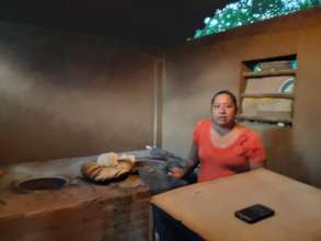 Inside the kitchen