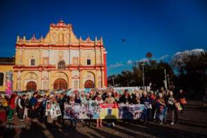 Caravana de Madres. Foto: Jesusa Garcia Rodriguez