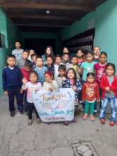 A thank you note from our Friday morning kids!