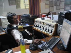 Director in the booth