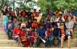 Young people and volunteers from our 4th Camp