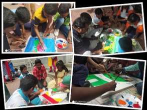 Young People at "LEARN BY ART" event