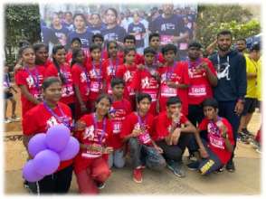 Young People at Women's Day Marathon