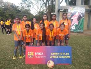 Young people@ Barca Academy