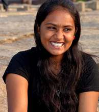 The smile says it all -Dream Graduate Anitha