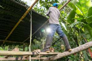 Building the composting center