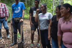 Agroforestry training with Kukama women