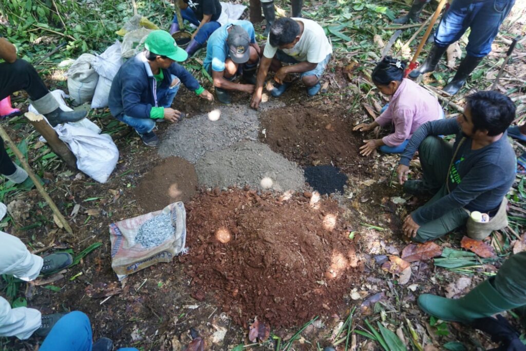 Zauro explains the planting of Rosewood