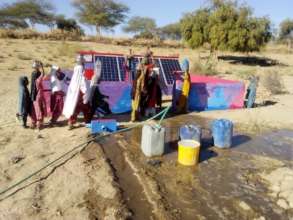 Water being Supplied to Newly Established Farm