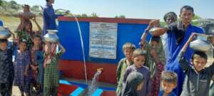 Water well for green farm in Thar