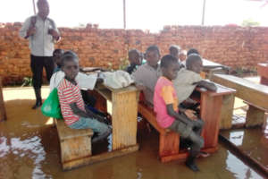 The Pupils in the only available classroom block