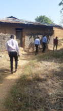 Our Our team at the village