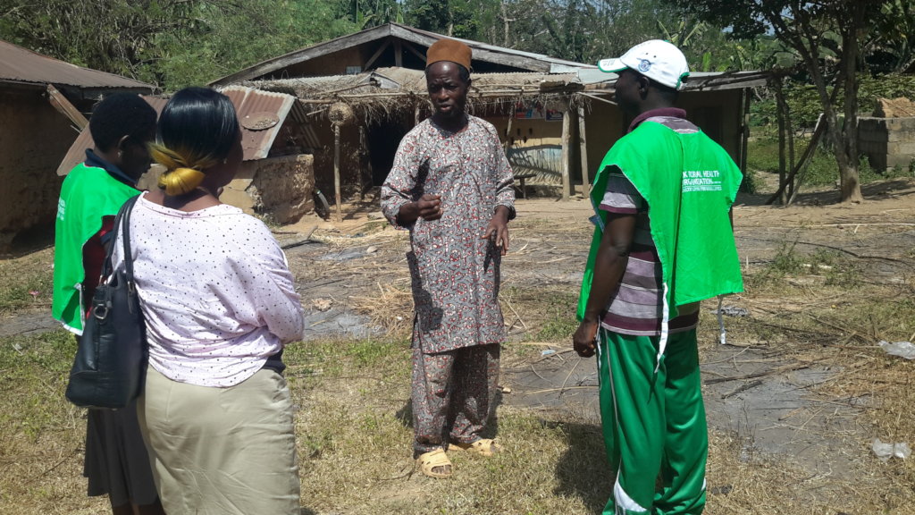discussing with elders