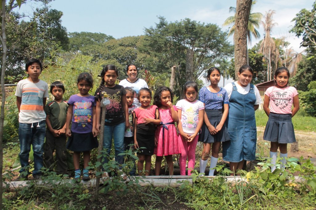 Teach Kids Nutrition Gardening in Rural Guatemala