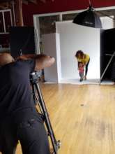 Frankie & her son during their first pics together