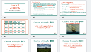 Journal Jeopardy!