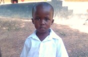 Future Liberian Leader, Moses, is Ready for School