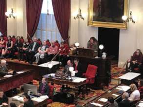 Resolution Reading in House Chamber