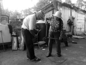 Starting reconstruction in Mamalhuazuca!