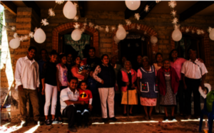 Celebrating the rebuilt house of Juanita