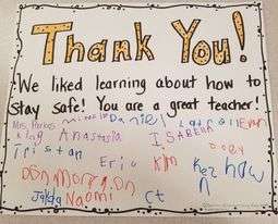 Classroom group "thanks"