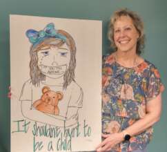 Wear Blue Day - Jennifer Potter, P&E Coord.