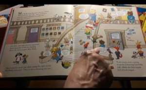 Miss Tami reading an Usborne Book