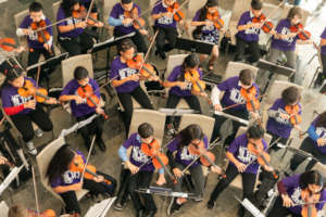 Violin Students - Music Unites the World Festival