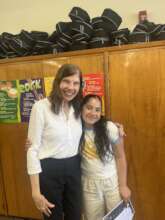 ETM-LA Music Teacher Mrs. Walsh & Student Celeste