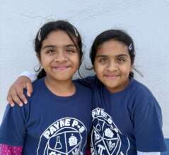 Choir Students & Sisters Anabel and Isabel