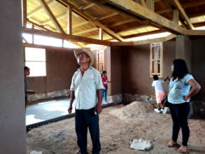 Visit to adobe house construction