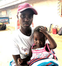 Michelle, 19, makes soap at WAP