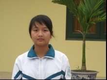 Dzung, 16 years old, scholarship recipient