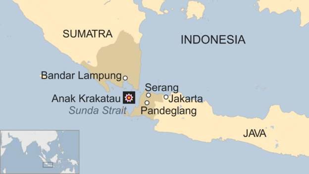 Indonesia tsunami - Sunda Strait, Dec 22