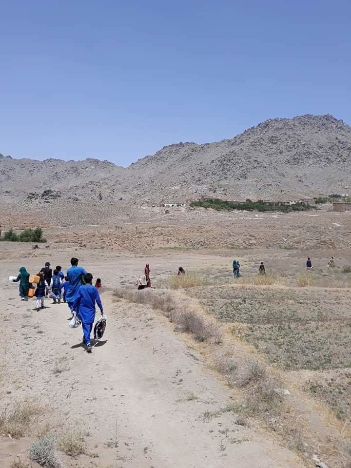 Taliban forces families' from their homes