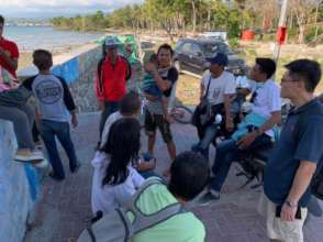 Sharing with the locals about disaster prevention