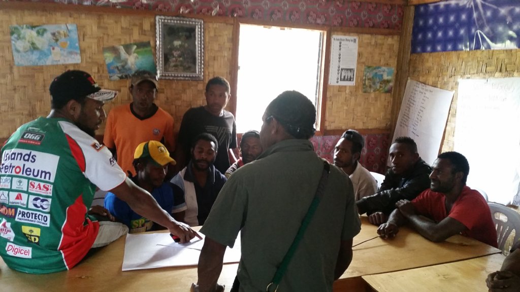 Constructing a school in rural Papua New Guinea