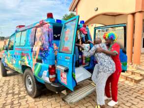 PATIENT BEING TAKEN TO CANCER UNIT