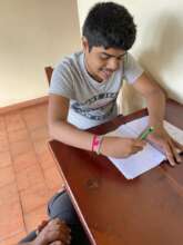 A student preparing for the "O" level exam