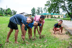 Pulling our weeds is a daily chore for everyone.