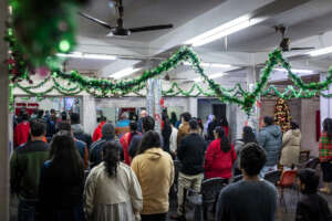 Christmas Eve carols program.