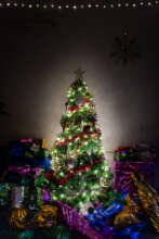 So many presents under the tree!