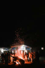 The bonfire is the best place to be right now!