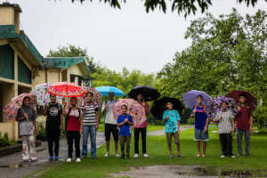 Umbrellas are an essential tool this time of year!