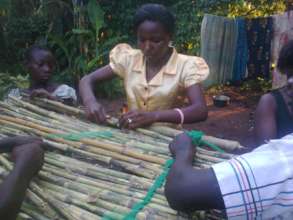 Making a dry rack to help a family