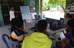 Computer class for Atauro's youth